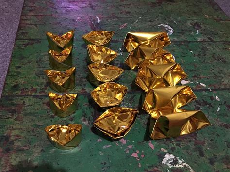 2分钟学会金元宝的折法，简单的元宝手工折纸教程|折法|金元宝|折纸_新浪新闻
