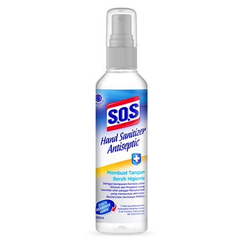 SOS Hand Sanitizer Antiseptic 100ml | KlikIndomaret