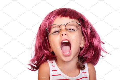 Girl screaming | High-Quality People Images ~ Creative Market