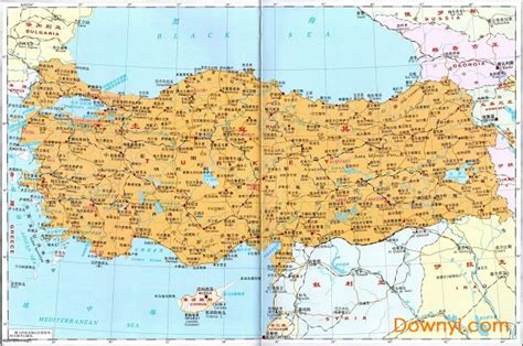 土耳其地图中文版下载-土耳其地图高清中文版下载免费版-当易网