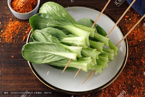 青菜串,中国菜系,食品餐饮,摄影素材,汇图网www.huitu.com