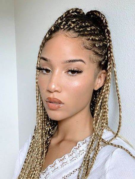 Jumbo Knotless Medium Knotless Braids Styles / * *washes and blowouts ...