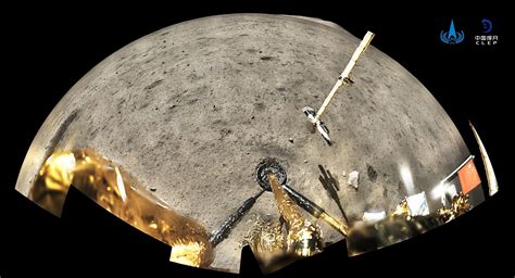 嫦娥三号出品:迄今最清晰月球表面照片