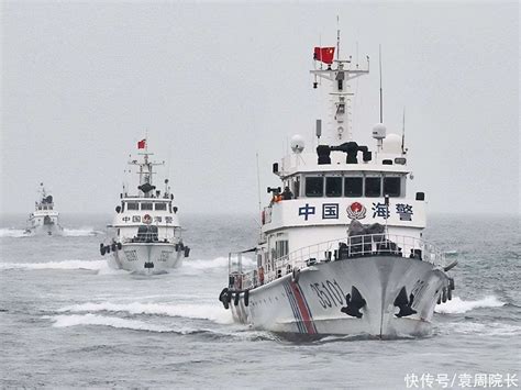 中国海警船载炮巡钓鱼岛 警告日本船勿靠近中国领海_手机新浪网