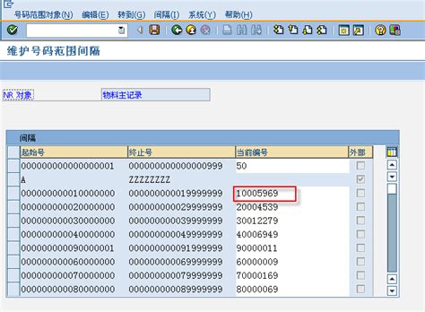 SAP物料主数据和物料类型号码段配置_文档之家