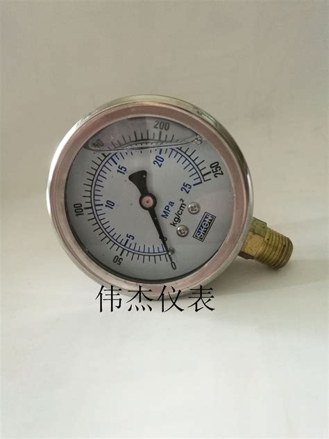 上海派澳耐震真空压力表YN60 -0.1-0.5MPA 油压表-阿里巴巴