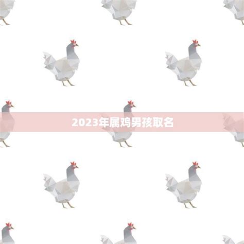 2017属鸡的取名，2017年属鸡的男宝宝名字有哪些好