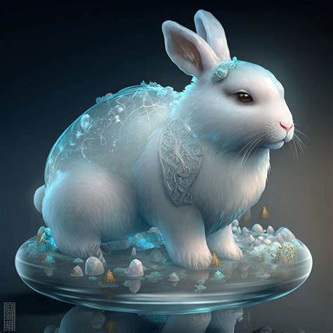 手绘十二生肖兔子插画素材图片免费下载-千库网
