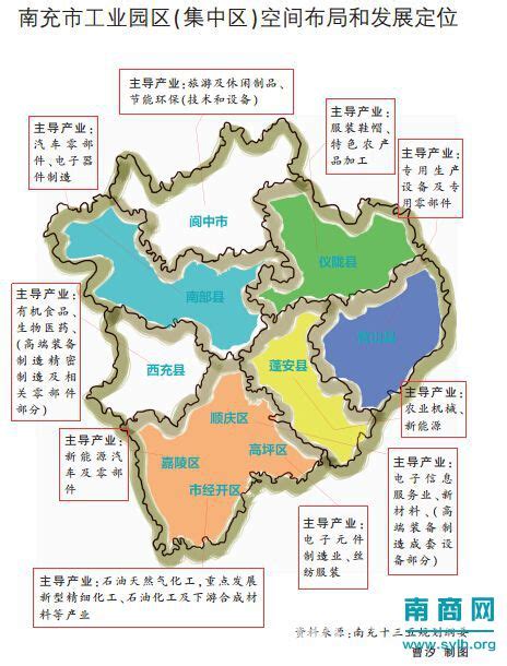 四川省南充市旅游地图 - 南充市地图 - 地理教师网