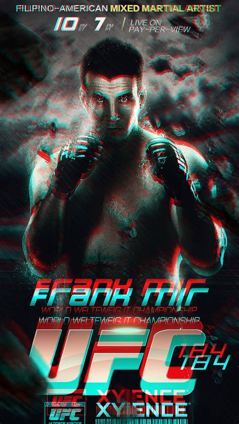 FRANK MIR ——UFC格斗比赛海报|平面|海报|tdzy - 原创作品 - 站酷 (ZCOOL)