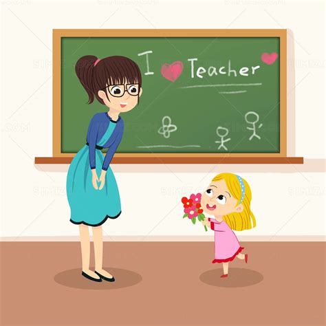 儿子幼儿园老师漫画像|插画|儿童插画|肉宝爹 - 原创作品 - 站酷 (ZCOOL)