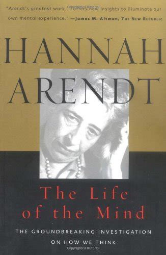 汉娜·阿伦特《心智生活》 - 心理学空间