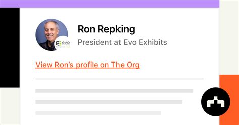 Ron Repking - President at Evo Exhibits | The Org