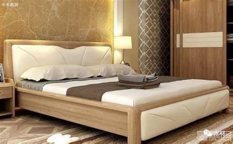 悦莯 北欧原创实木软包床布艺白色双人床_设计素材库免费下载-美间设计