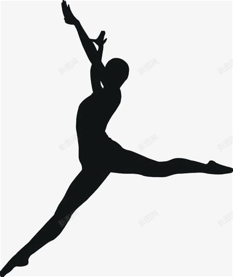 黑色剪影体操运动员奥运会png图片免费下载-素材7mzWaWVWV-新图网