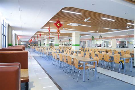 学校食堂装修公司—郑州学校餐厅设计案例效果图赏析|空间|家装设计|永旗装饰 - 原创作品 - 站酷 (ZCOOL)