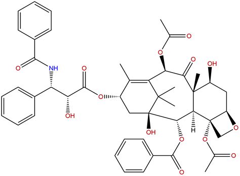33069-62-4 紫杉醇 cas号33069-62-4分子式、结构式、MSDS、熔点、沸点