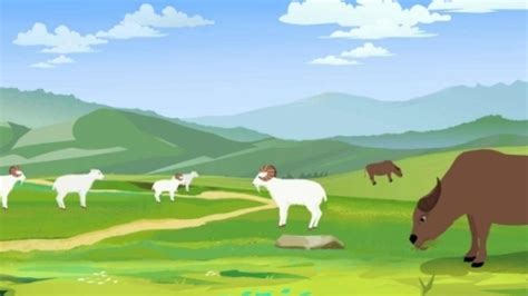 牛和羊群高清图片下载_红动网