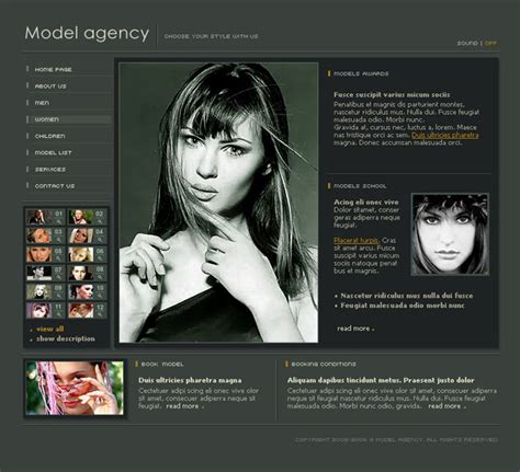 展示人物网页模板素材 - 爱图网设计图片素材下载