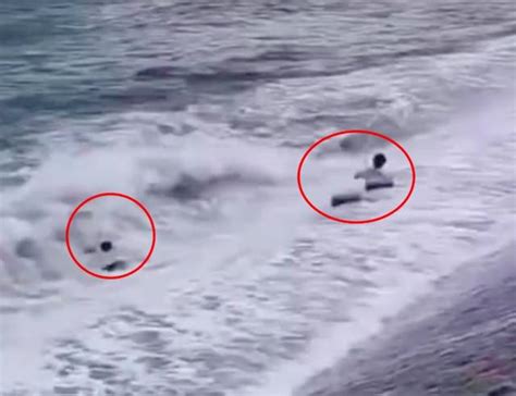青岛被卷入海中的第二名男子已找到，两位遇难者都刚拿到录取通知书_救援_海浪_男生