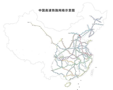 全国高铁线路图下载-中国高铁地图2021全图高清版可放大电子版 - 极光下载站