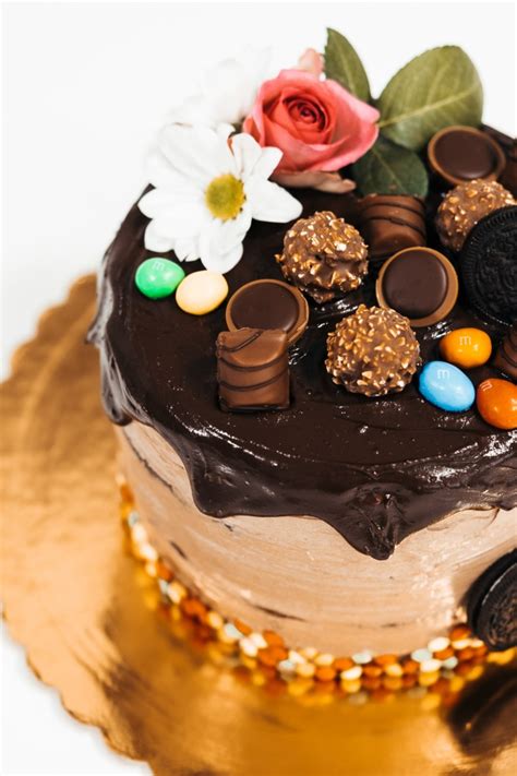 巧克力生日蛋糕图片免费下载_红动中国