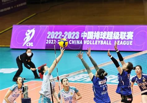 女排超级联赛三、四名决赛:上海女排再胜恒大 获得联赛第三名