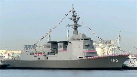 日本海上自卫队第8艘宙斯盾舰“羽黑”号服役_凤凰网