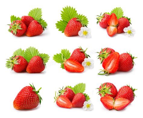 草莓的主题背景_矢量素材 - logo设计网