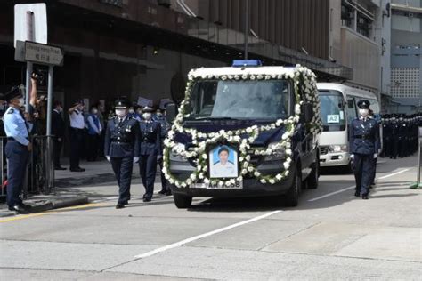 香港警队为殉职总督察林婉仪举行最高荣誉丧礼