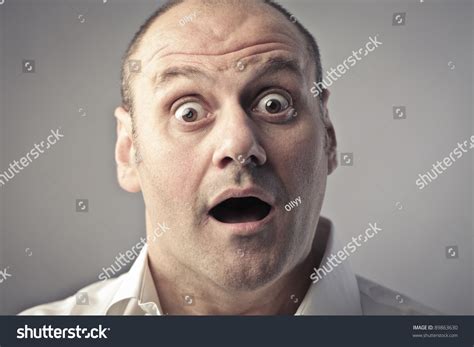 Man With Astonished Expression Stock Photo 89863630 : Shutterstock