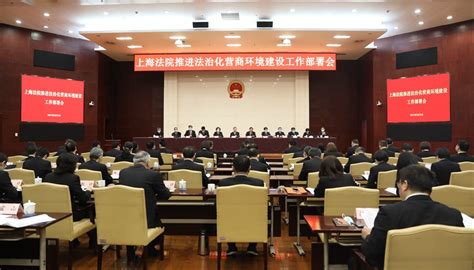 市高院召开上海法院推进法治化营商环境建设工作部署视频会-上海法院网