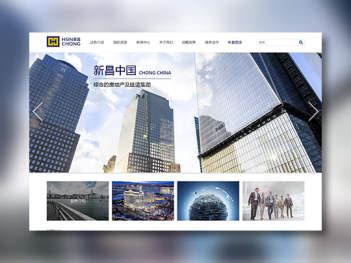 新昌控股网站设计图片素材_东道品牌创意设计