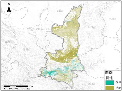 陕西省耕地资源空间分布产品-土地资源类数据-地理国情监测云平台