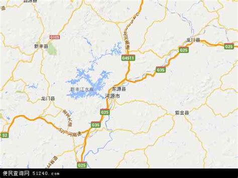 东源县地图 - 东源县卫星地图 - 东源县高清航拍地图