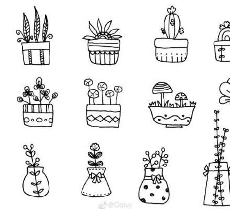 100个植物简笔画 100个植物简笔画图片 | 抖兔教育