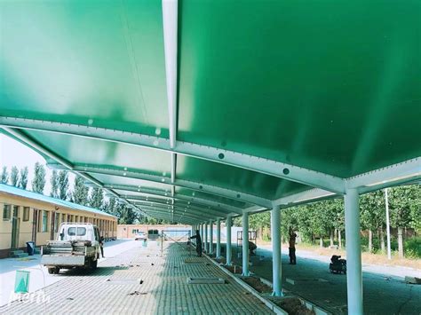 膜结构车棚-项目展示-杭州杭彩膜结构工程有限公司