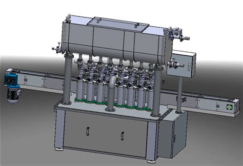八头活塞式液体灌装机3D模型下载_三维模型_SolidWorks模型 - 制造云 | 产品模型