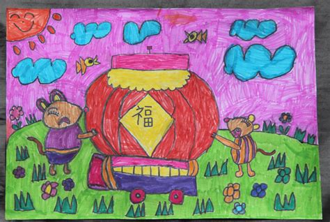 元旦儿童画 - 堆糖，美图壁纸兴趣社区