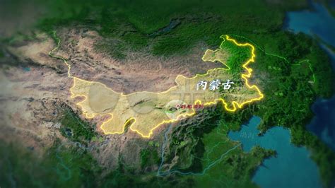 内蒙古三维地图内蒙古自治区山脉地形地图3D模型_其他场景模型下载-摩尔网CGMOL