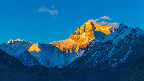 西藏那曲索县布加雪山自然风光4K延时实拍视频mp44K视频素材