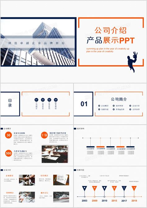 企业宣传暨产品推广PPT模板-515PPT
