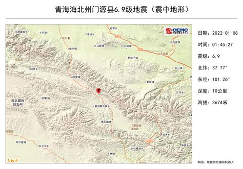 青海门源6.4级地震烈度图发布-新华网