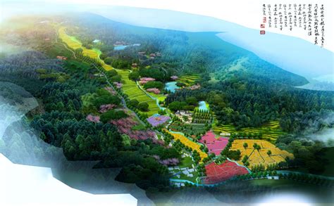 遂川聚龙湾生态园旅游总体规划鸟瞰图设计-2016-景观设计-筑龙园林景观论坛