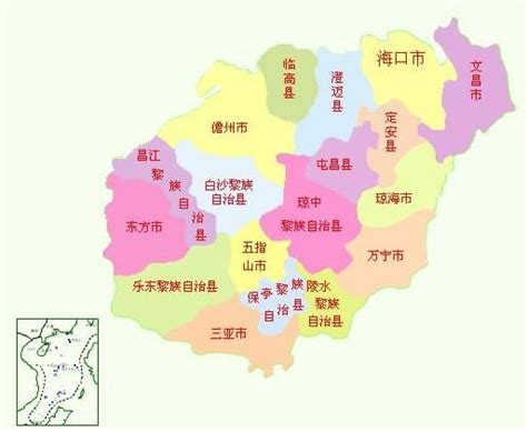 海南地理位置图,海南地理位置,海南省地理位置图_大山谷图库